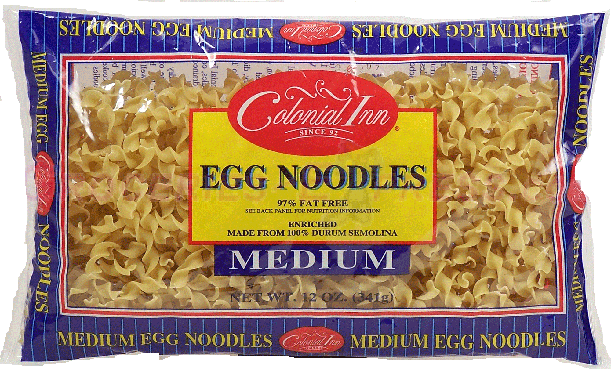 Colonial Inn&nbsp;&nbsp;medium egg noodle, 97% fat free Full-Size Picture